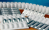 Plastic film for suppositories